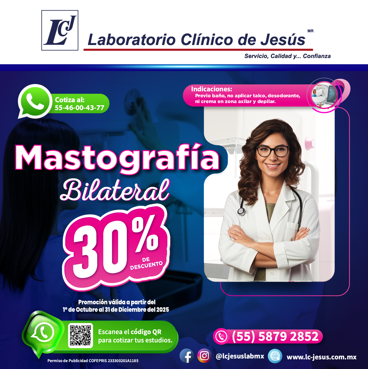 Promoción Mastografía Bilateral